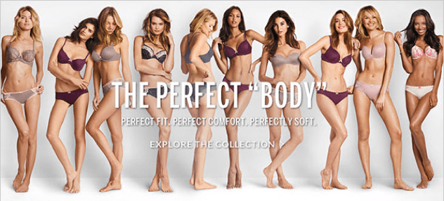 "the perfect body" di Victoria's Secret