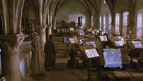 Frame tratto dal film  Il nome della rosa