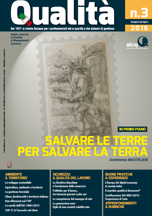 Copertina rivista Qualità numero 3