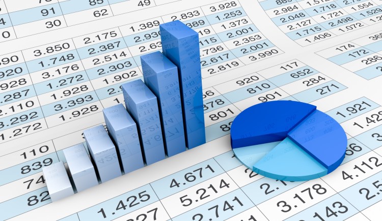 charts and spreadsheets