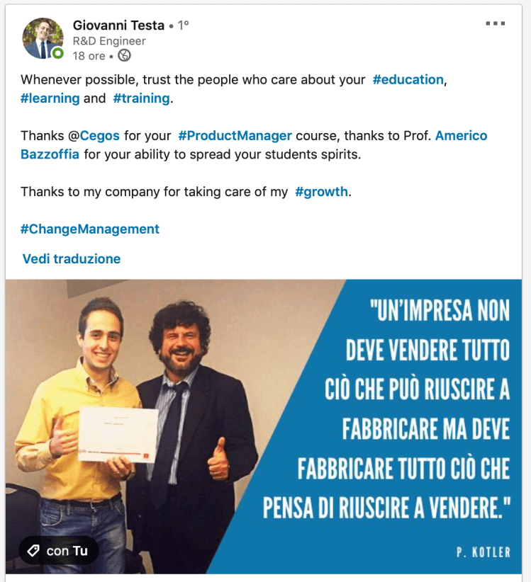 thanks prof. Americo Bazzoffia 