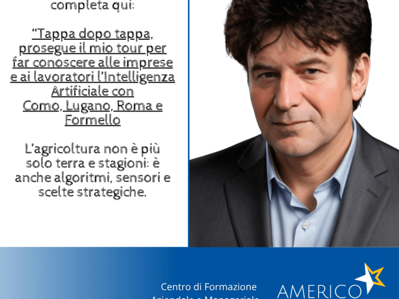 AI e Agricoltura: intervista ad Americo Bazzoffia su Agra&nbsp;Press