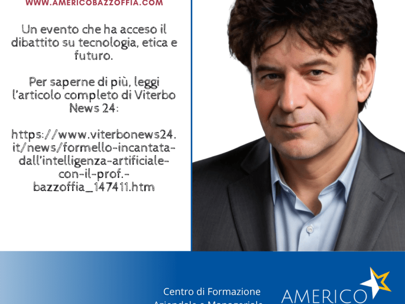 Formello affascinata dall’AI: grande successo per la conferenza del prof. Bazzoffia con il Lions&nbsp;Club